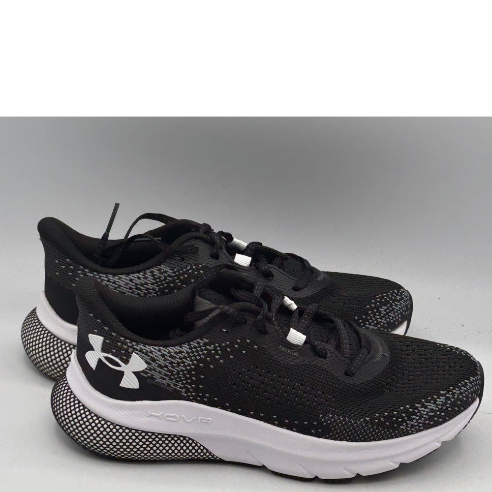 Under Armour HOVR Turbulence 2 Shoes Women Size 6 Black White 3026525-001